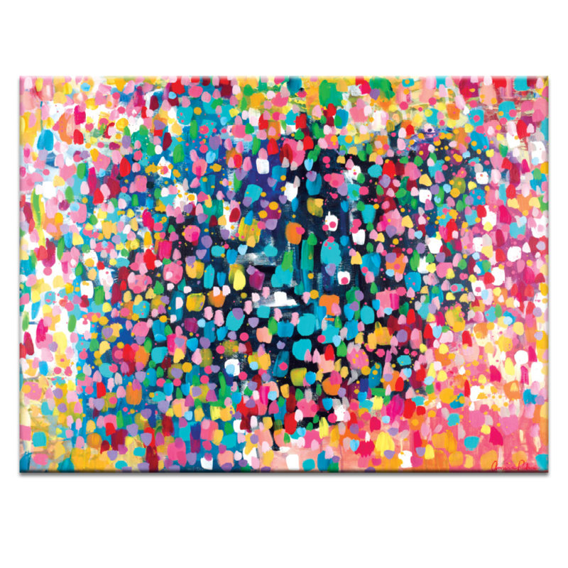 Dance Dance Dance by Amira Rahim - Print on Canvas, Timber, 41cm H x 51cm W