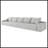 168" Cloud Sectional Couch