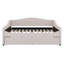 Full Size Upholstered Daybed With Light And Trundle-1320641506