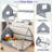 Ariyanah Wood House Bed With Window, Fence And Led Design-315467262