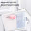 Toilette intelligente intégrée avec fonction de couvercle automatique, siège chauffant, nettoyage à l'eau chaude, chasse automatique, chasse d'eau à distance et au pied, DEL ambiante, affichage numérique de la température, triple infrarouge auxiliaire