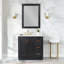 Ensemble de meuble-lavabo simple 36 "avec miroir Gazsi-1458436087