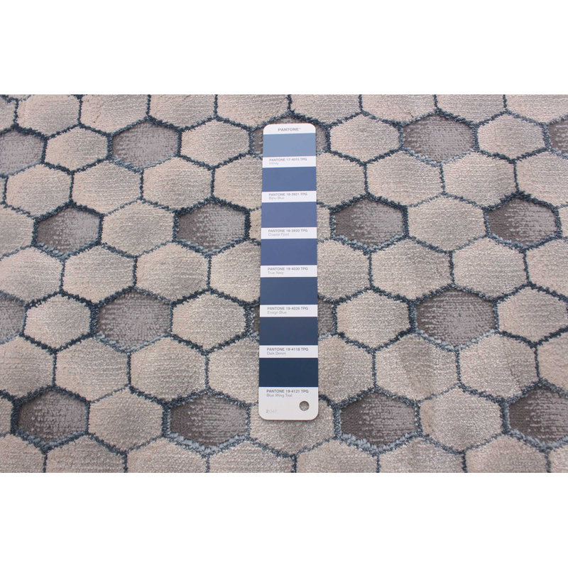 Badarish Geometric Indoor Rug, Rectangle 6'7" x 9'6"