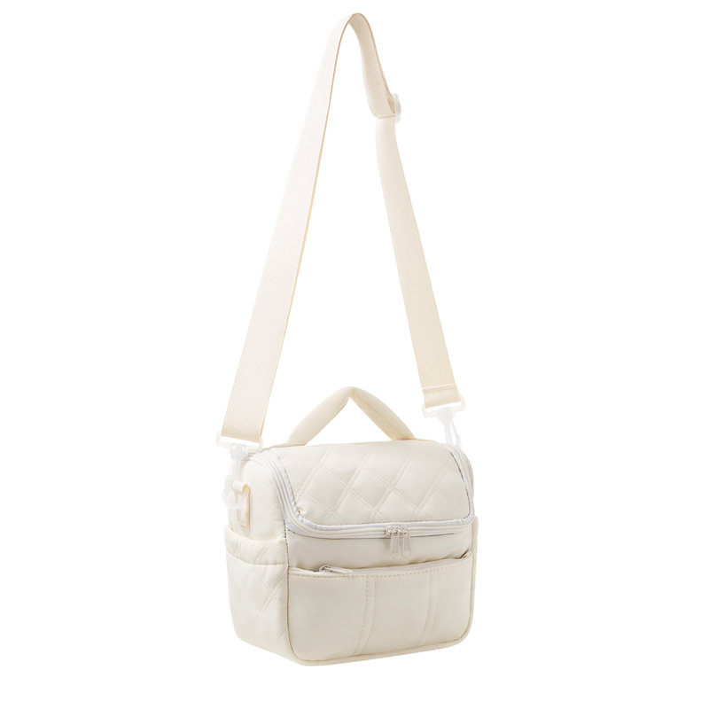 Portable Insulated Lunch Bag, Beige