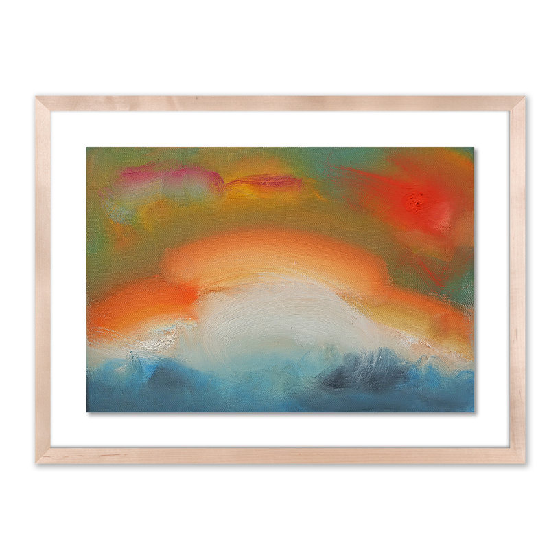Turner Waltzer Print by Charles Stuart, 29" H x 40" W x 2.5" D, Natural