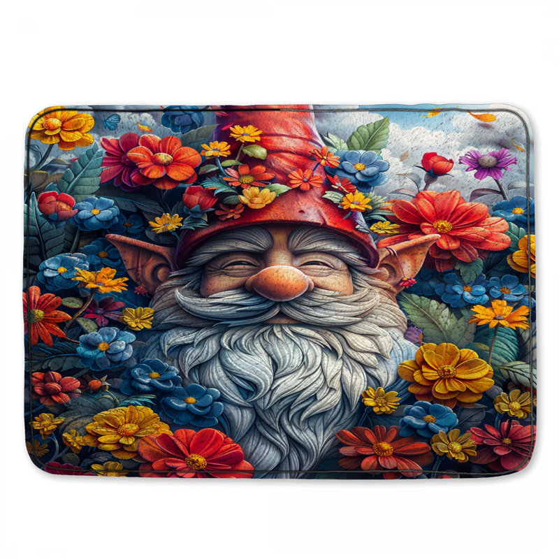Tapis de bain Gnome Fantasy, L 24 po x L 17 po