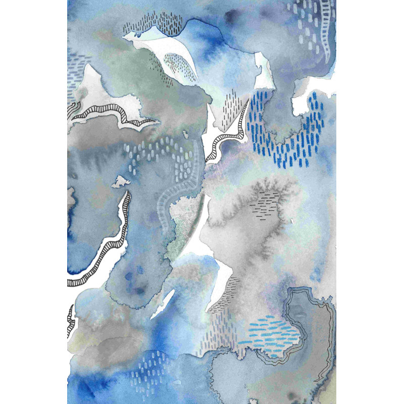 Subtle Blues II, H 18 po x l 12 po x P 1,25 po