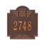 Monogram 1-Line Wall Address Plaque-9834049-9834054