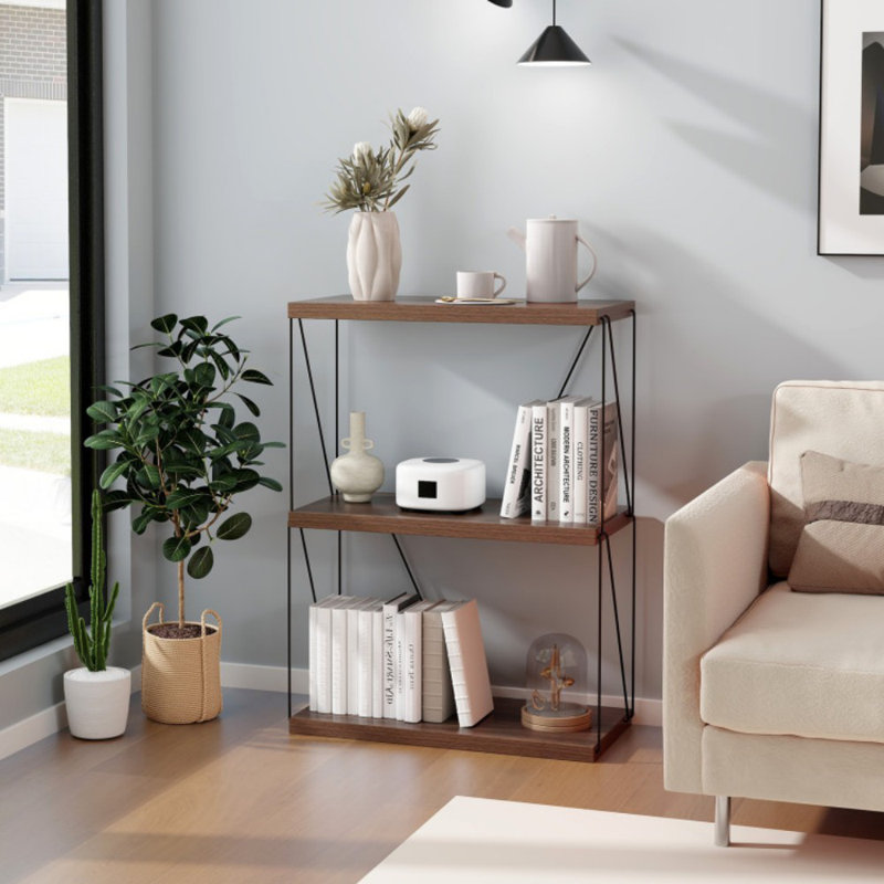 3-Tier Multipurpose Display Rack with Metal Frame