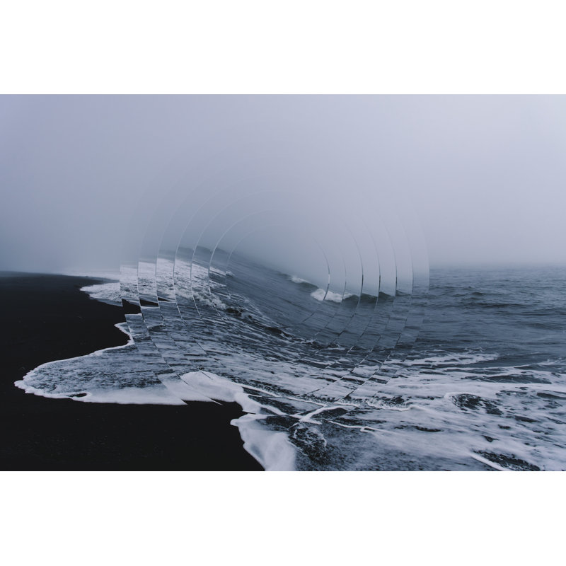 Sea Wave I by Melissa Wang - Print on Canvas, 20cm H x 30cm W, Wrapped Canvas