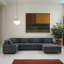 128" U-shaped Upholstered Sectional Sofa for Living Room-1677098028