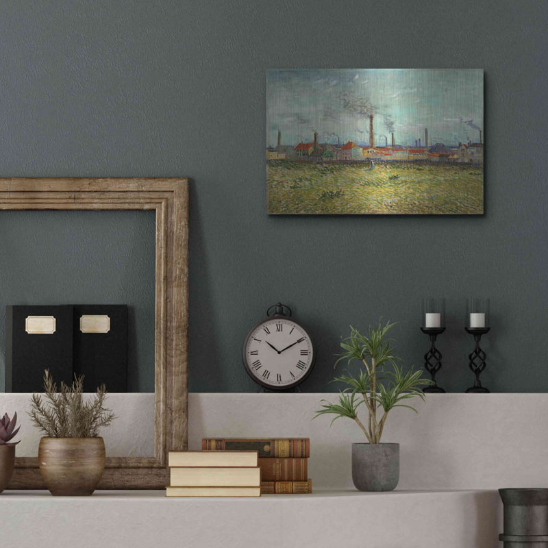 «Factories At Clichy» par MASTERS, H 12 po x l 16 po