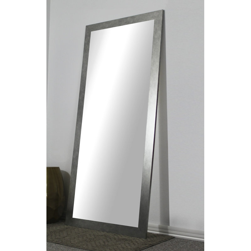 Miroir pleine grandeur Shawhan, H 70,5 po x l 31,5 po, Argent