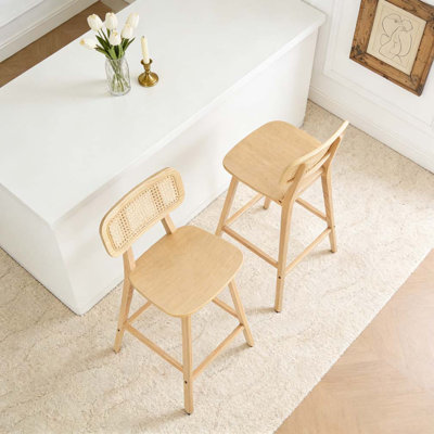 Tabouret de bar d'intérieur en bois