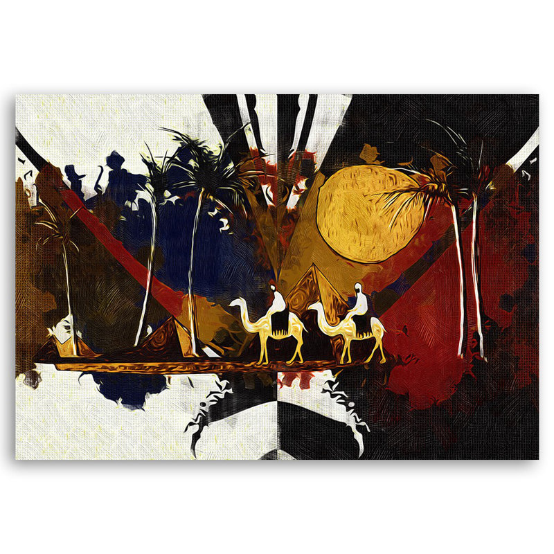 African Landscape - No Frame Print on Canvas, 70cm H x 100cm W