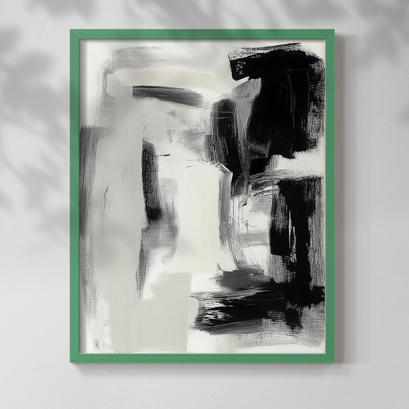 "ABSTRACT Series DCCLxxi" par J Paul, H 11 po x l 9 po, Vert