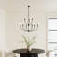 Kendrey 9 Light Metal Dimmable Chandelier-446528899