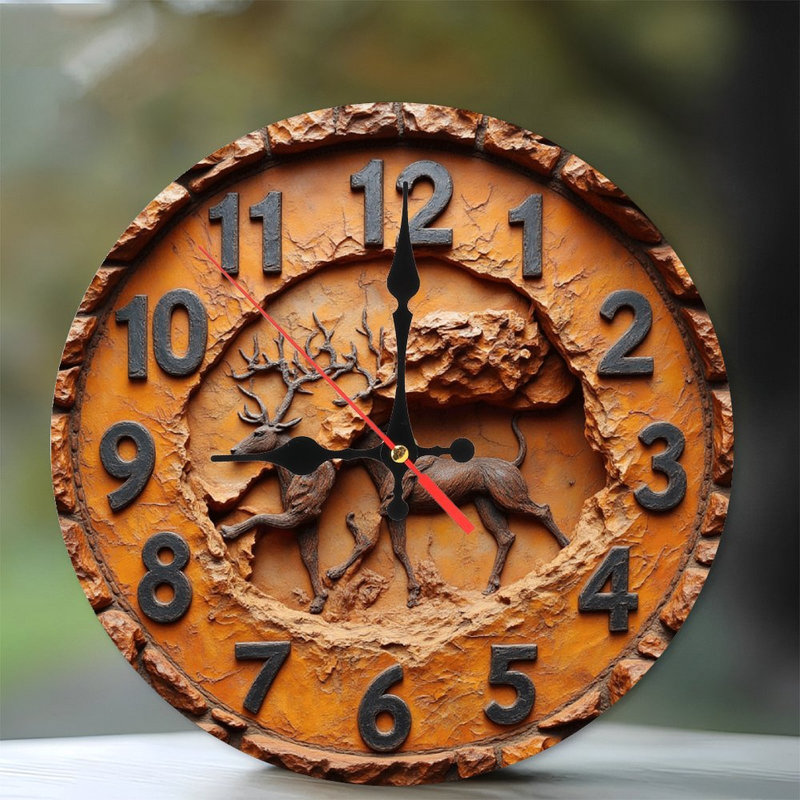 Horloge murale en pierre