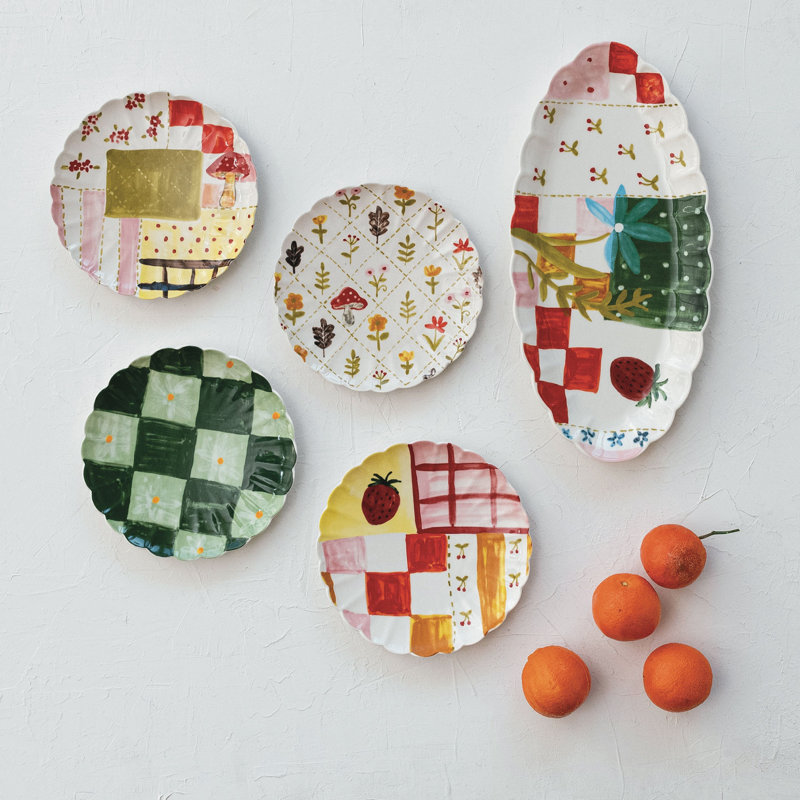 Artisan's Canvas Stoneware Plate Collection