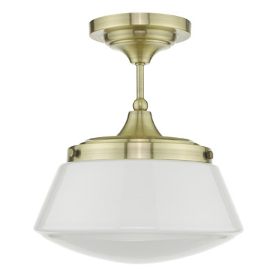 Justyn Glass Semi Flush Mount