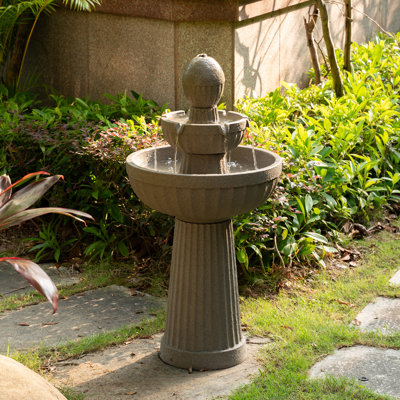 37.80" H Cascading Waterfall Fountain
