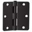 Charnière de porte, 3 1/2 po, rayon 1/4 de pouce, paquet de 9-110933716
