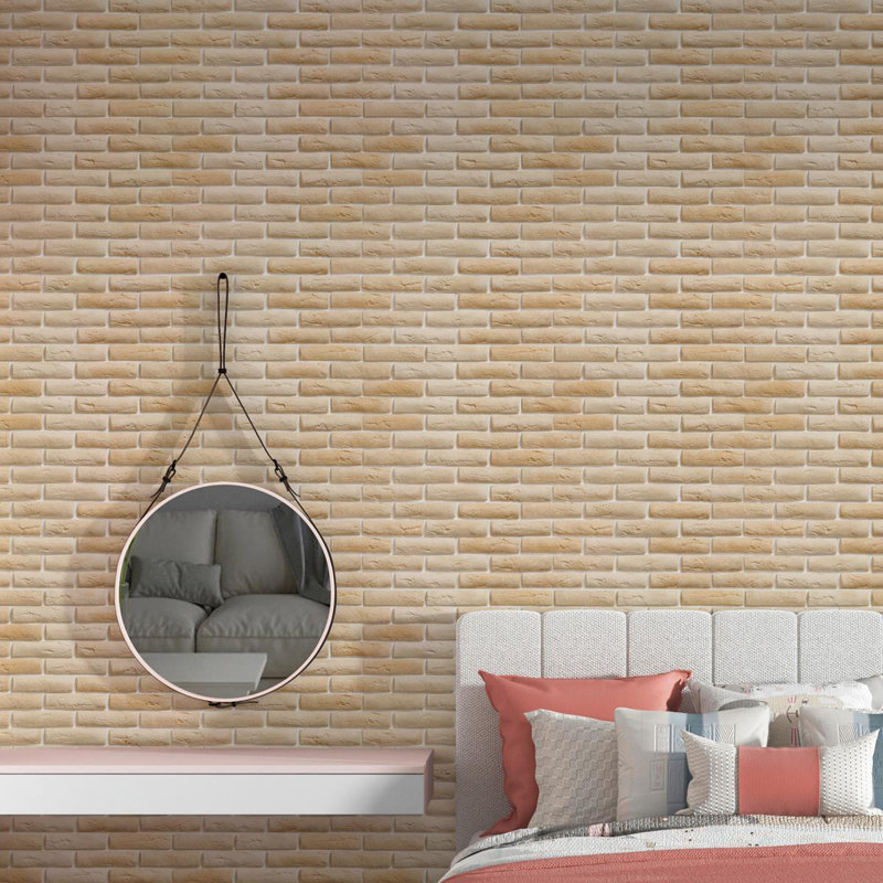 Poolesville 126" L x 24" W Smooth Peel and Stick Wallpaper Roll