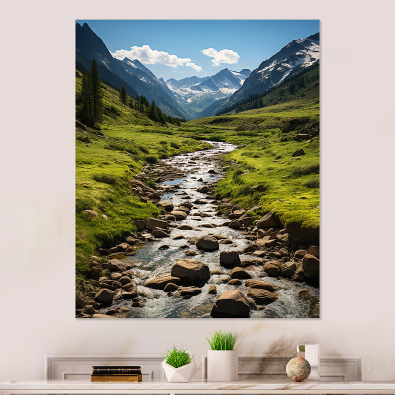 Colorado Landscape II - Colorado, reproduction d'art sur métal, H 20 po x l 12 po x P 1 po