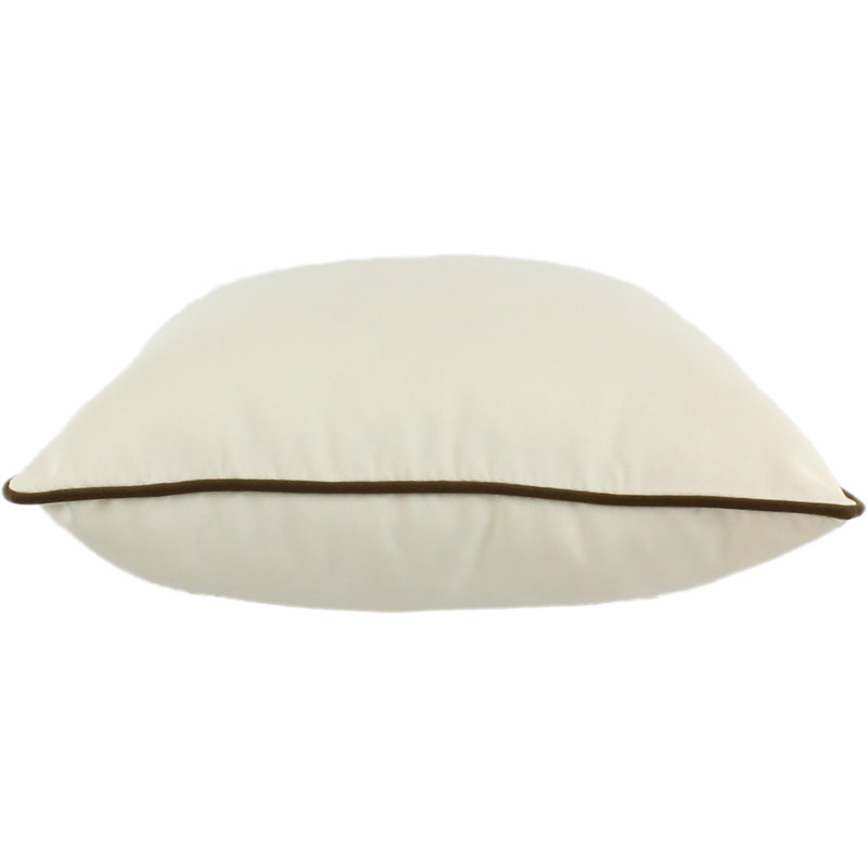 Housse de coussin carrée extérieure/insert, Beige