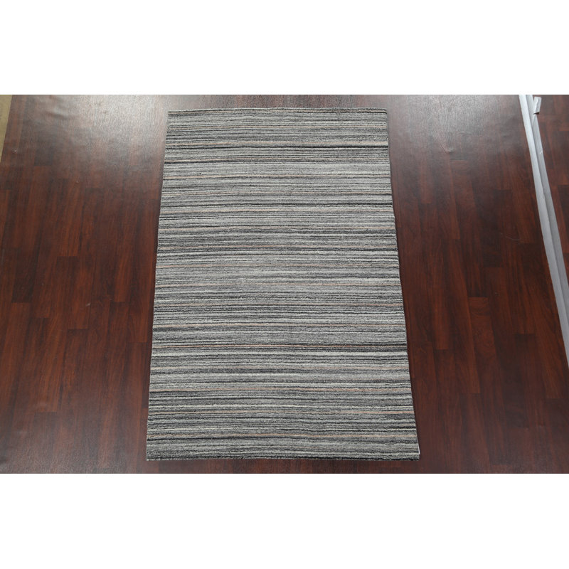 Tapis rayé Gabbeh 5 x 8