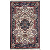 Persian Isfahan One-of-a-Kind 3'7" X 5'7" Area Rug
