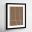 Modern Line Abstract 2 Mushroom Brown by The Creative Bunch Studio-1716542157-1716542156