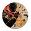 Horloge murale en bois massif Spacek-77648156