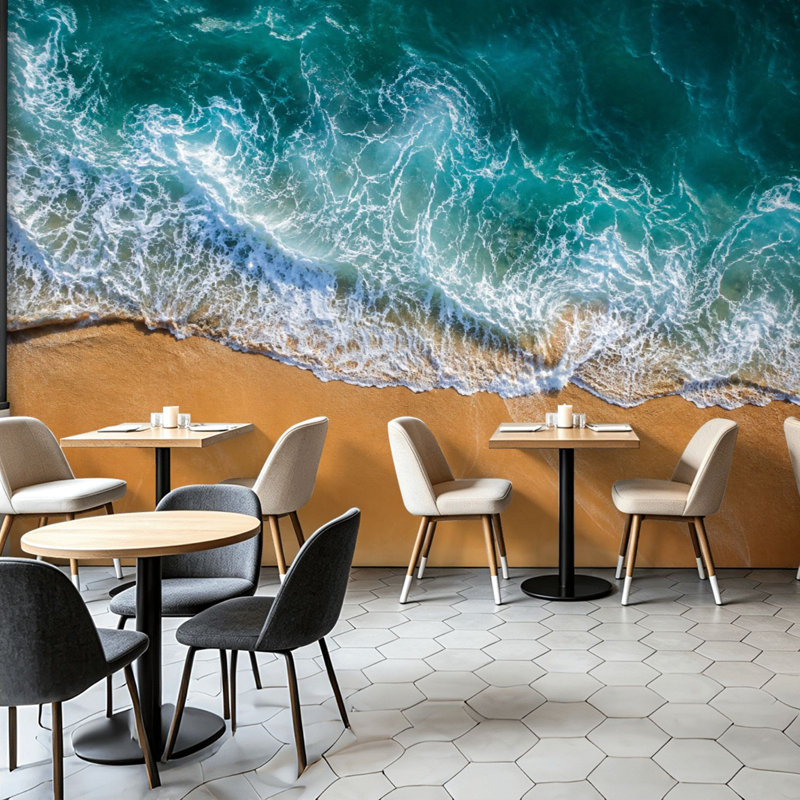 Adhésif mural amovible Peel and Stick, 68.88" L x 96" W