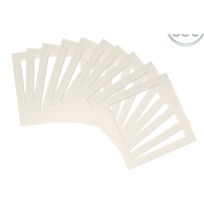Nicola Spring - Picture Mounts Frames - Photo, Ivory, 20cm H x 20cm W x 0.5cm D