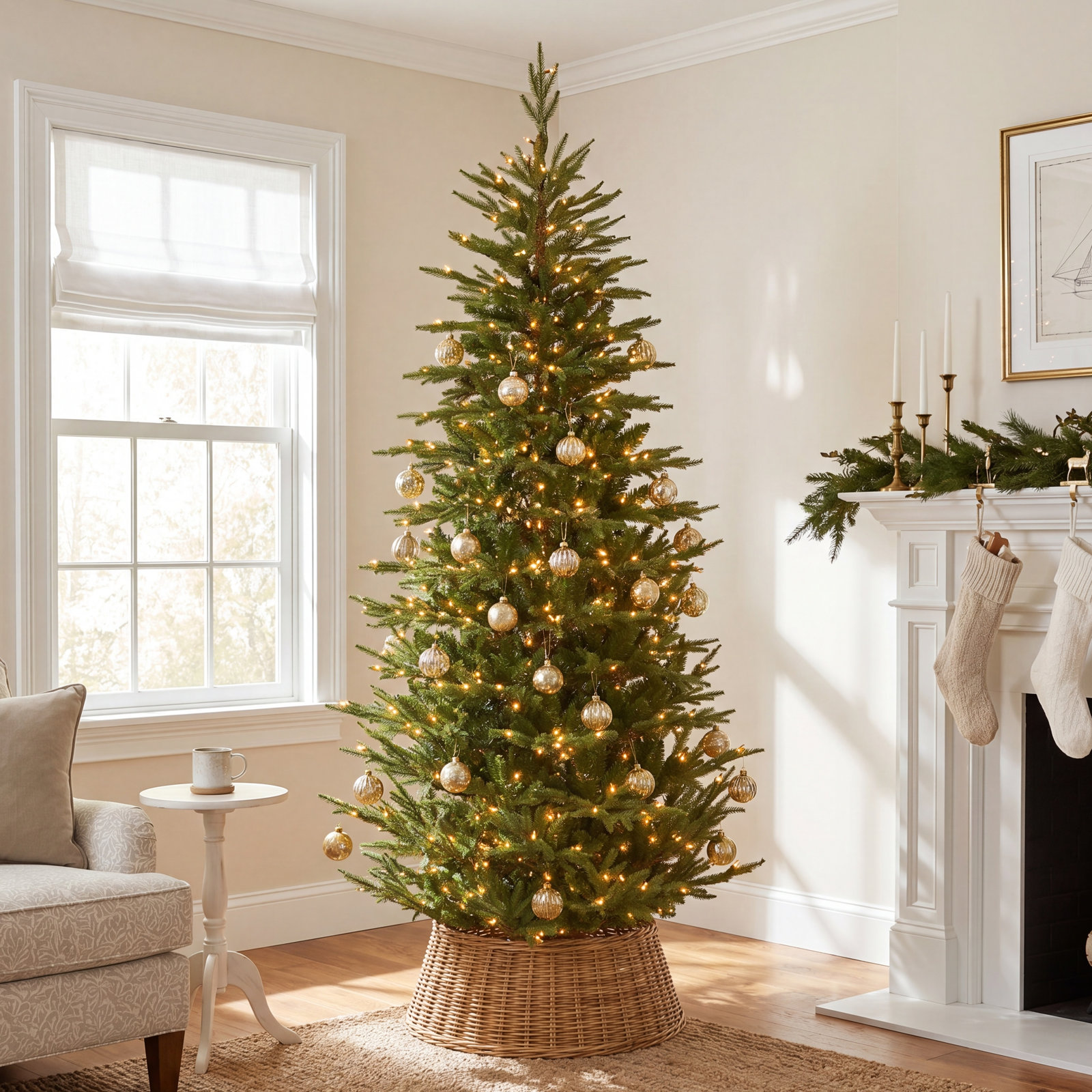 7.5' Pre-Lit Fir Tree
