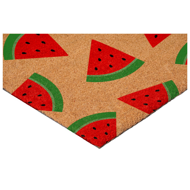 4996585E3F7E427F847EE06795DB5AAB Sweet Watermelon Doormat, 24" W x 36" L
