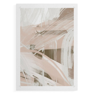Earthtone Swipe II -Canvas Print Only - NOT FRAMED