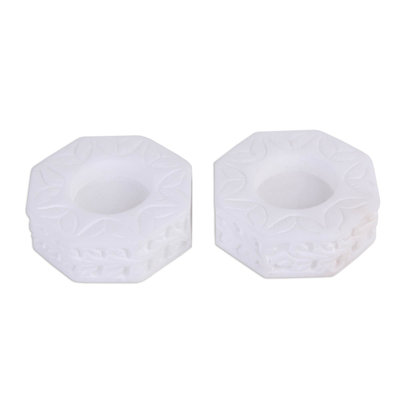 Set of 2 1 " Stone Tealight