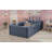 Twin Size Upholstered Platform Bed With Rabbit Cushion, Removable Side Rails For Kids, Soft Teddy Fabric And Enhanced Safety-44145912