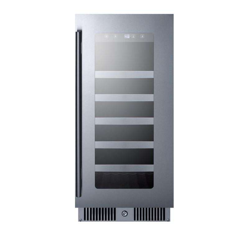 Summit Appliance Single Zone 14.88'' 29 Bottle Wine Refrigerator, Right