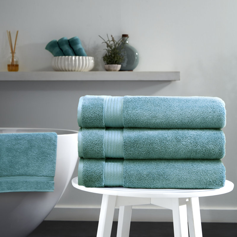 Serviettes de bain 4 pièces Ozdilek, 30 x 60 550 g / m², 100% coton turc, séchage rapide de luxe, très grand, résistant à la décoloration, écologique, léger, serviette de spa, confortable