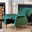 Airell 70cm Wide Velvet Wing Chair Recliner-1456737323