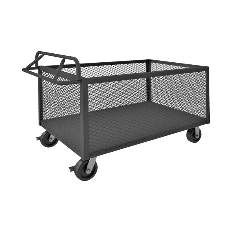 35.19'' H Utility Cart with Wheels, 35.19'' H x 66.5'' W x 30.5'' D