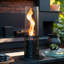 Metal Outdoor Tabletop Fireplace