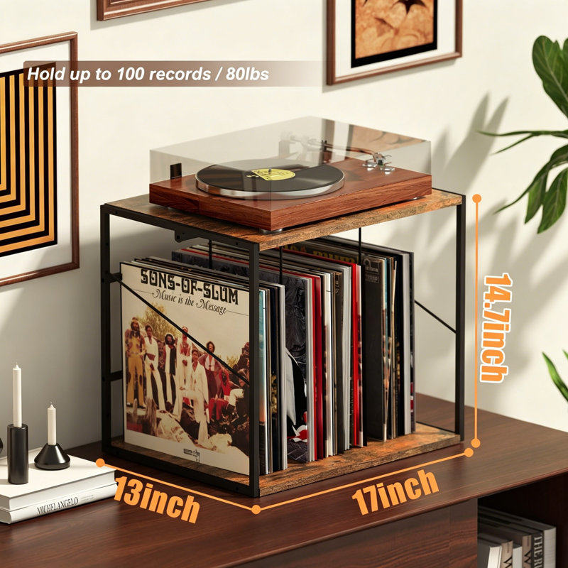 Premium Wood 37.3cm H Media Shelves