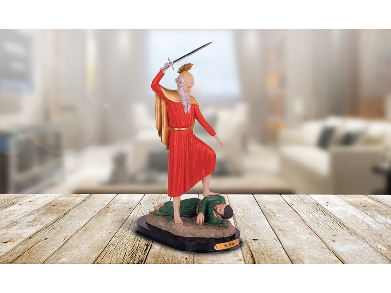 12"H Saint Elias Holy Figurine