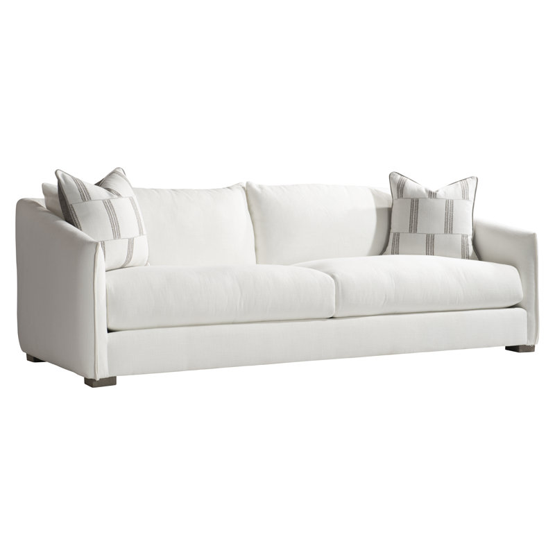 Solana 92'' Wide Teak Loveseat with Cushions