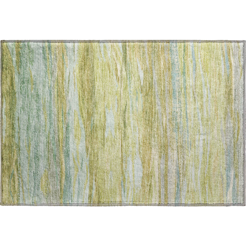 Premium Machine Washable Alaina AMF1933 Waves Rug, Rectangle 1'8" x 2'6"