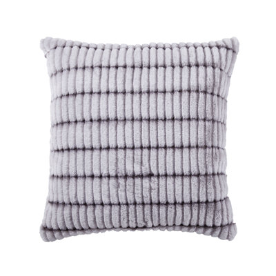 Henry 20" x 20" Jacquard Faux Fur Decorative Pillow